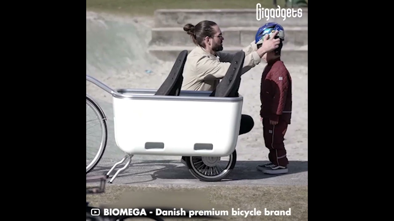 Biomega ONE bicycle trailer #gigadgets #bicycle #trailer #biketrailer