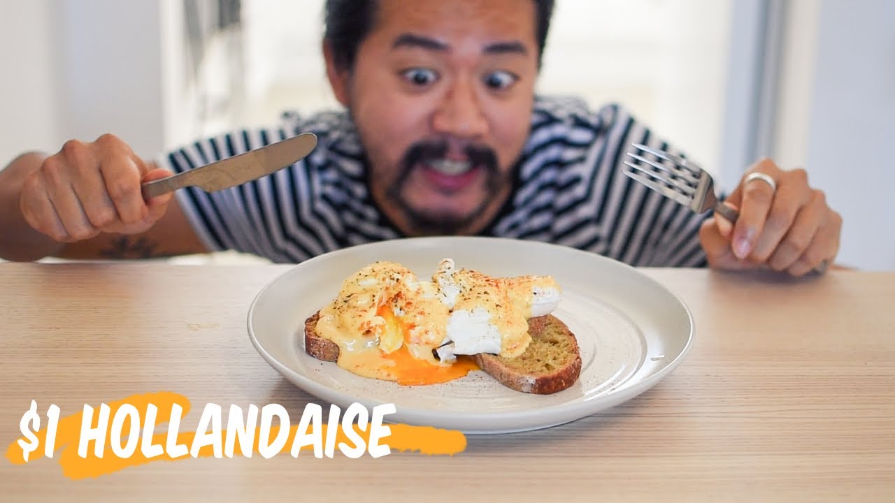 Make This Hollandaise for $1 ($2 Eggs Benedict) | Cheap Cooking
