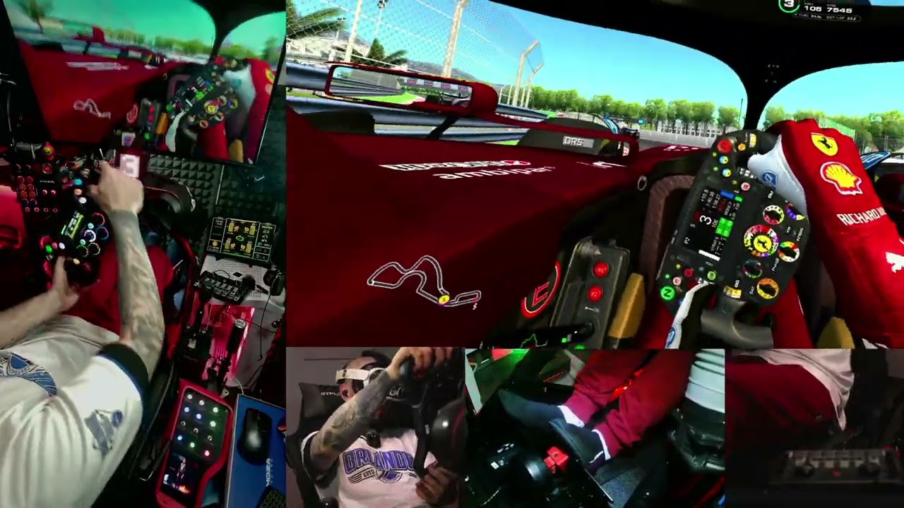 TEST PRETEMPORADA #RUSIA #f1 #vrc 2025 #ferrari #16