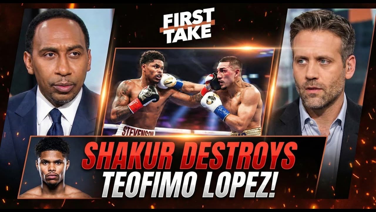 STEPHEN A. & MAX KELLERMAN GO CRAZY After Shakur Stevenson DOMINATES Teofimo Lopez LIVE!