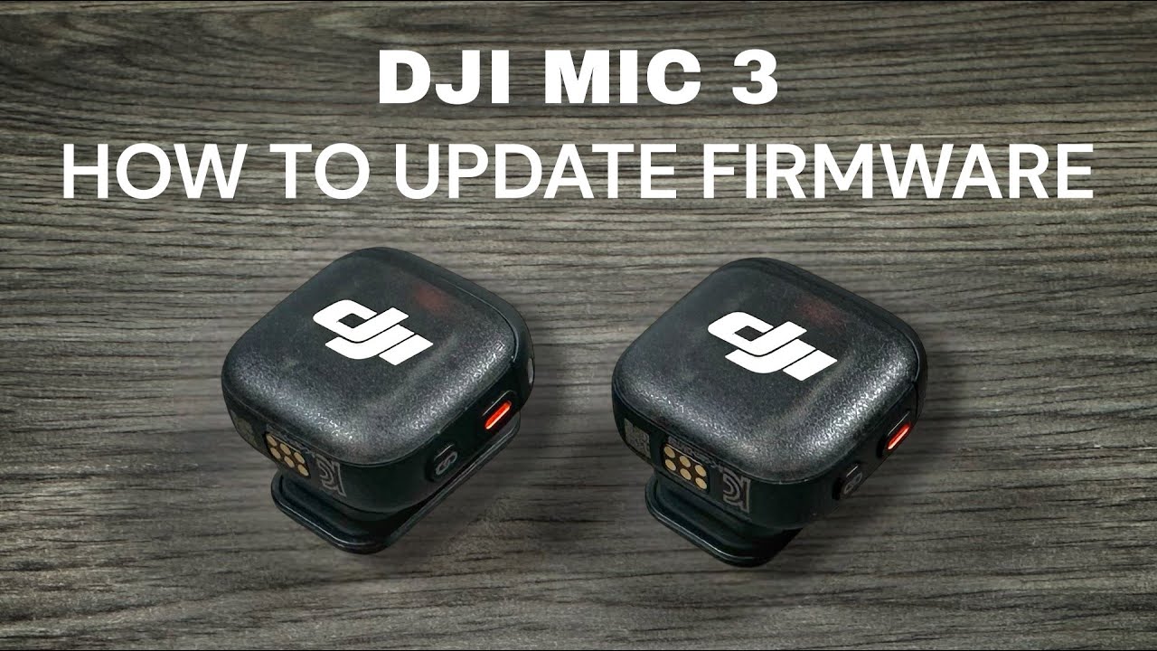 DJI Mic 3 - How To Update The Firmware (Step-by-Step Guide)