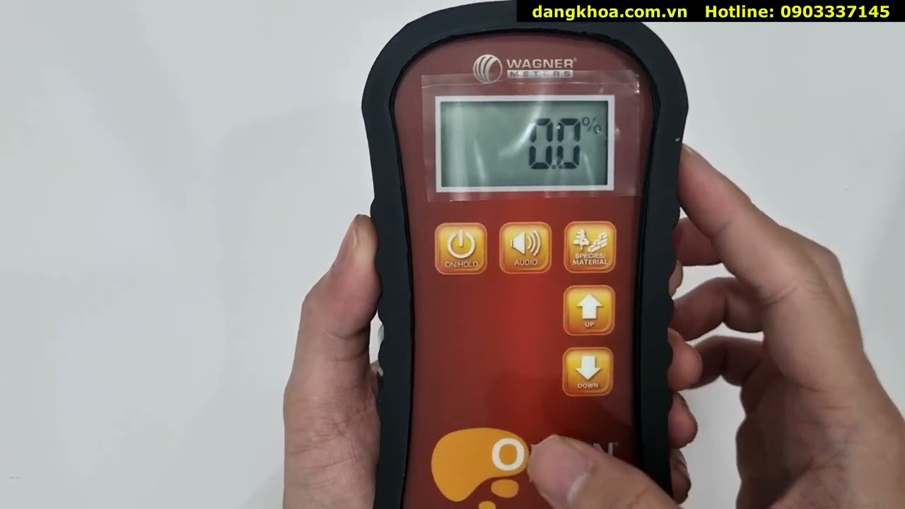 Hướng dẫn sử dụng m&aacute;y đo độ ẩm gỗ Wagner Orion 910