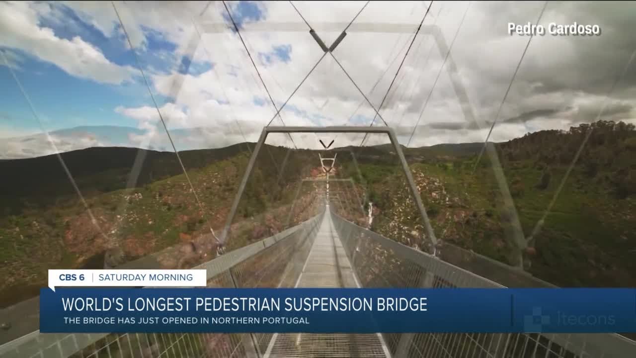 World's tallest pedestrian bridge opens in Portugal