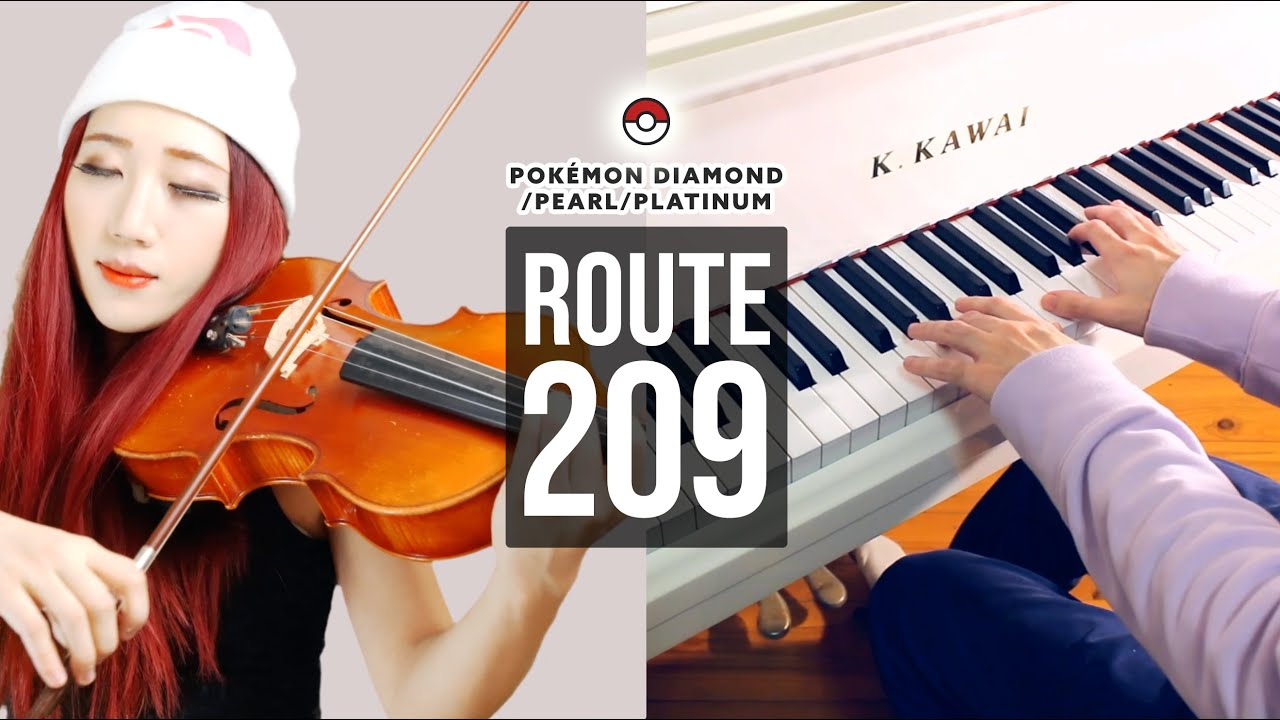 Pokémon DPPt: Route 209 Viola/Piano Cover 🎻🎹