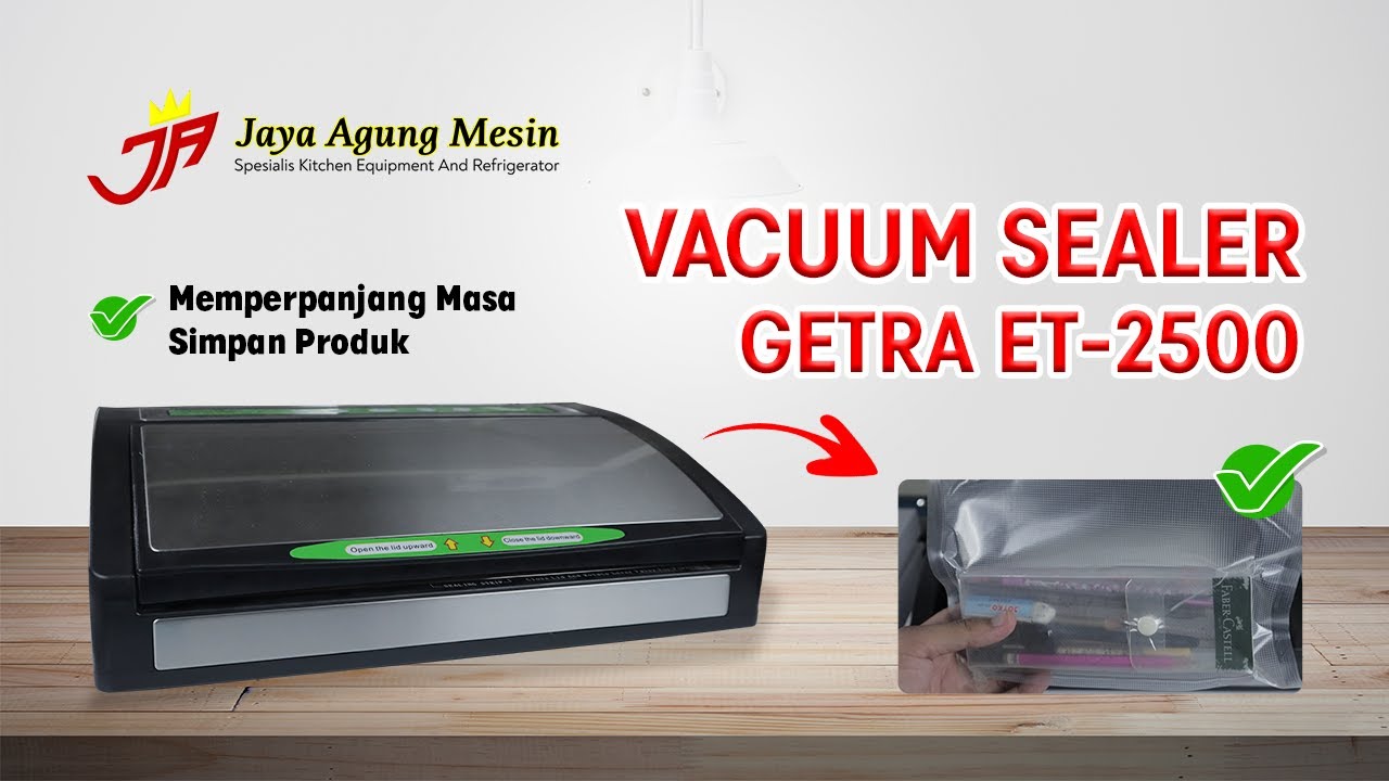 Review Vacuum Sealer Portable Cocok Untuk Usaha Rumahan dan UMKM! | Getra ET-2500