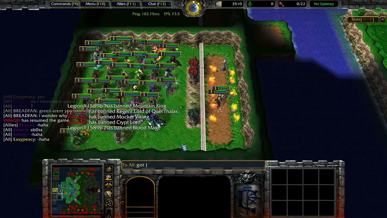 Horde vs Alliance Medivh gameplay ~ private game