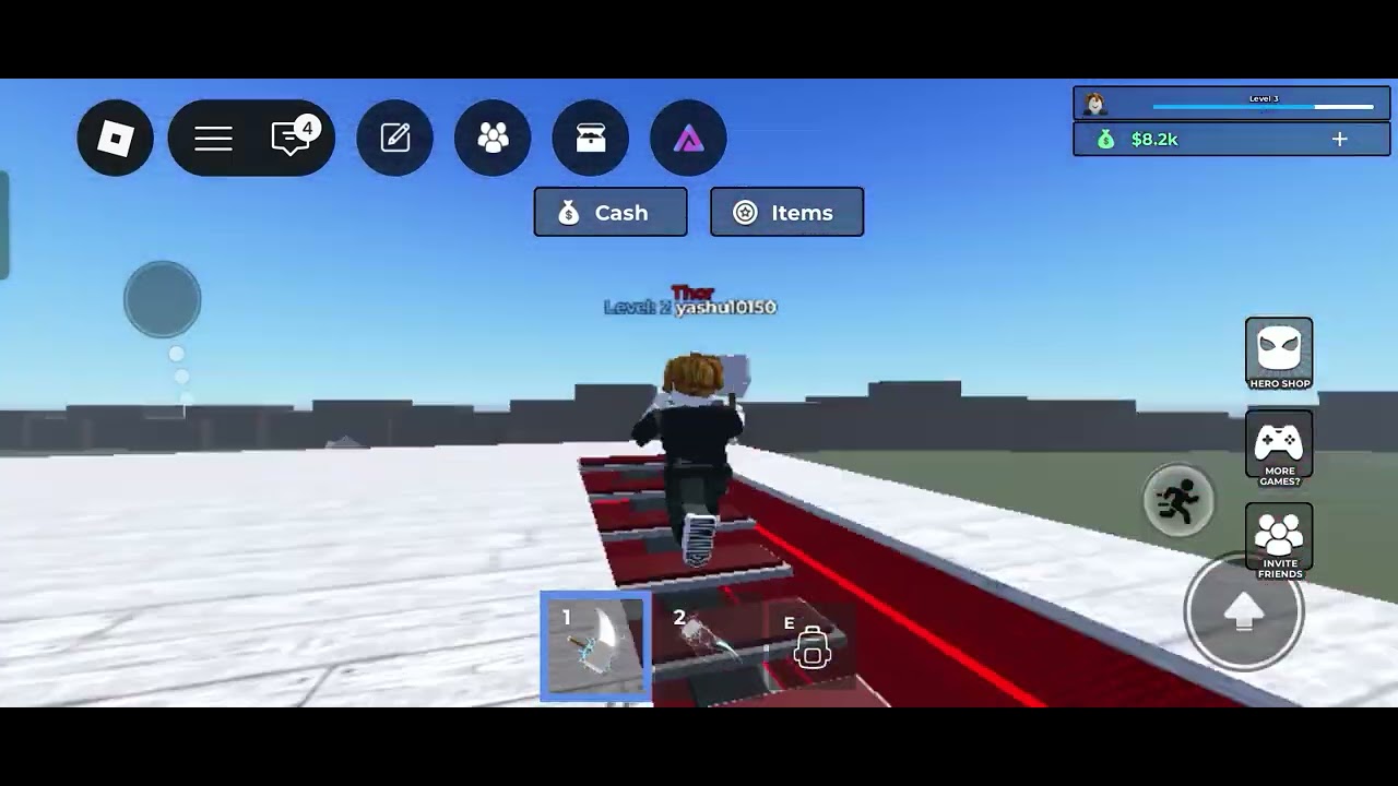 I play Roblox not copy game superheroe