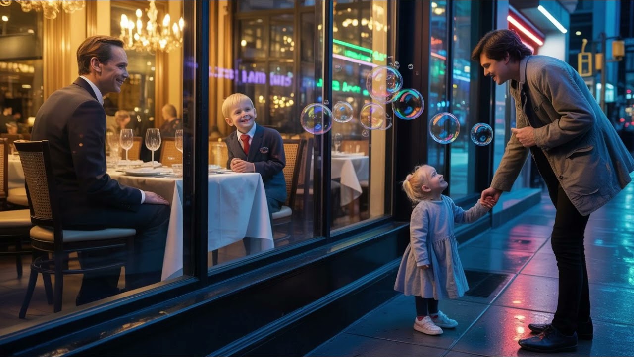 Un Milliardaire Emmena Son Fils Dîner Mais Vit Un Père Célibataire Et Fit L’Incroyable Oui!!