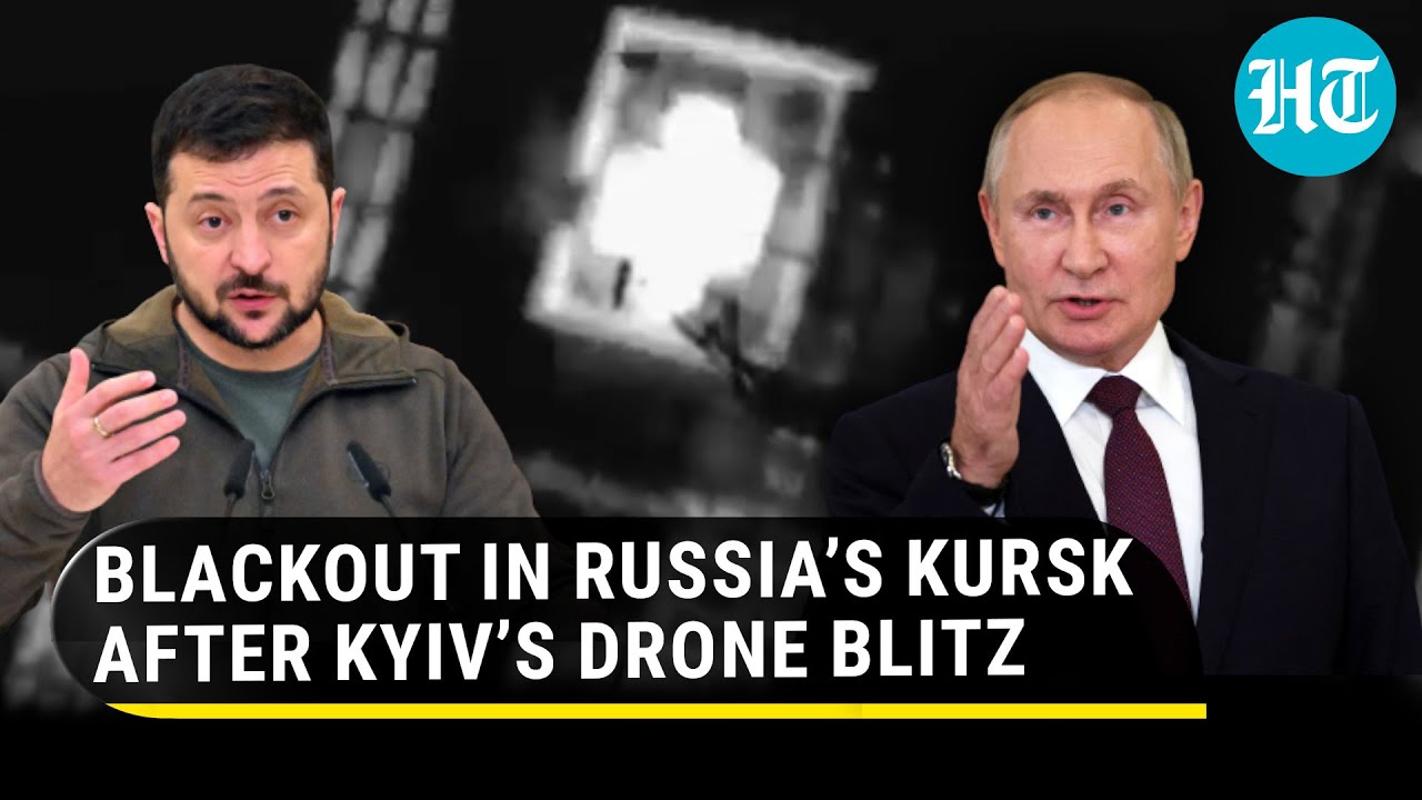 'Flash In The Sky': Blackout In Russia's Kursk; Kyiv's Third Drone Assault in 10 Days | Details