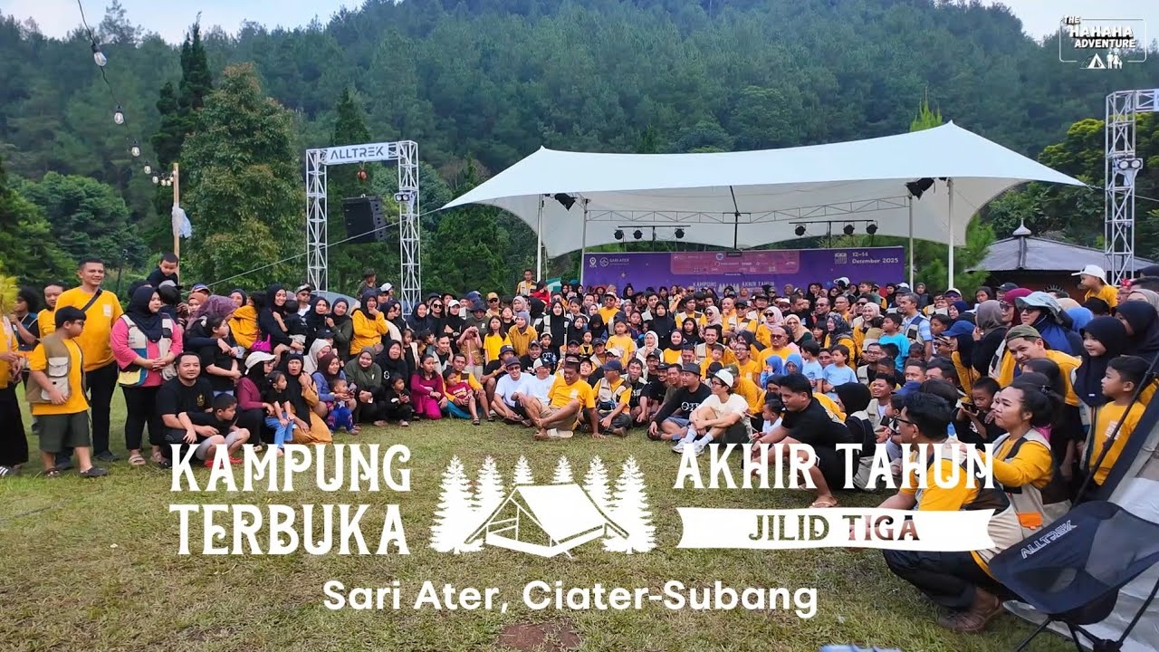KAMPUNG TERBUKA ALLTREK JILID 3: Event Camping Terpecah di Akhir Tahun 2025 | Sari Ater - Subang