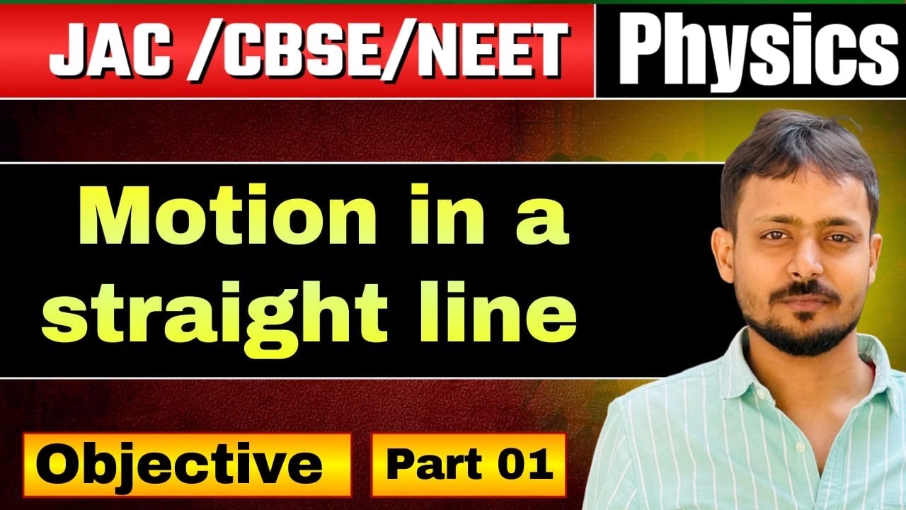 motion in straight line