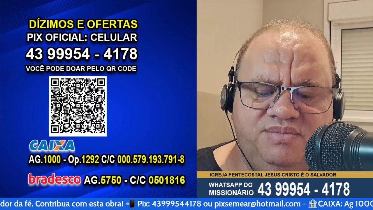 CLAMOR DO MEIO DIA COM O MISSIONÁRIO RONALDO DE MELLO
