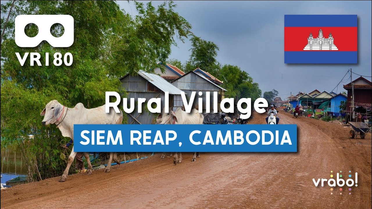 [VR180/5K] Rural Village (Siem Reap Province, Cambodia)