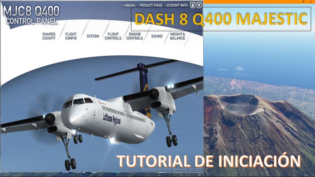 MAJESTIC DASH8 400 TUTORIAL FACIL PARA NOVATOS 1ª PARTE