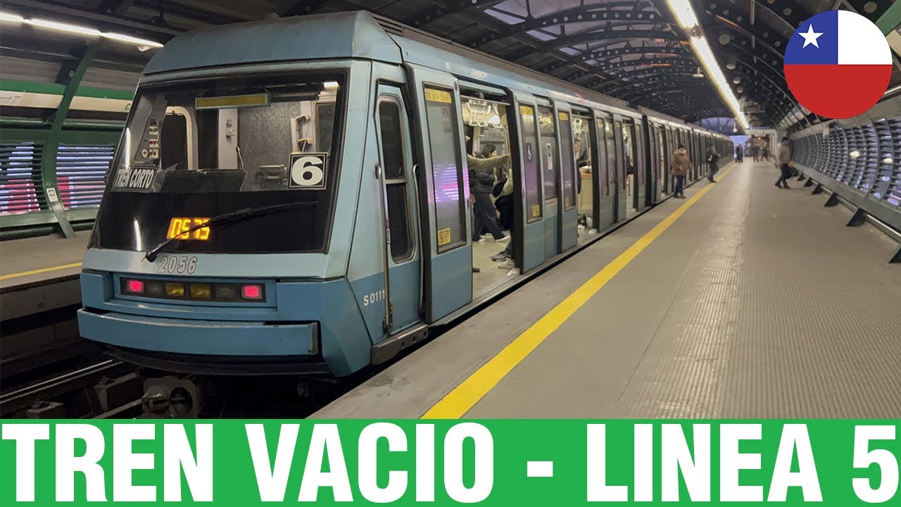 Metro de Santiago | Inyecci&oacute;n Tren Vacio L&iacute;nea 5 - NS-93 N2056