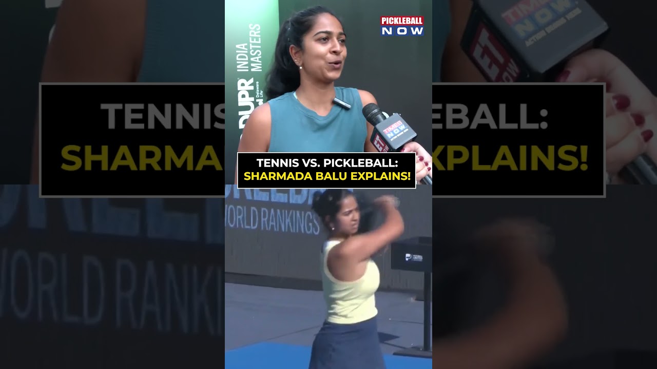 Understanding the Games: Sharmada Balu Breaks Down Tennis and Pickleball