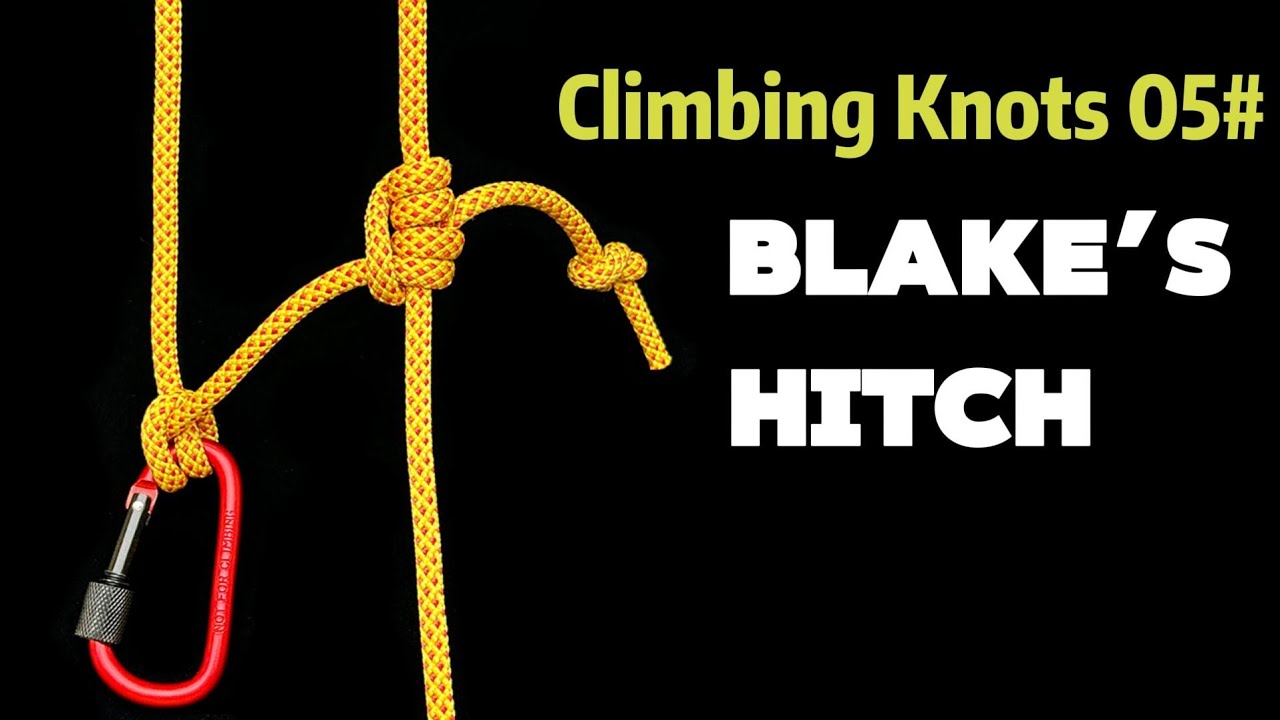 How to tie the Blake’s Hitch.  @Knot Tips 101