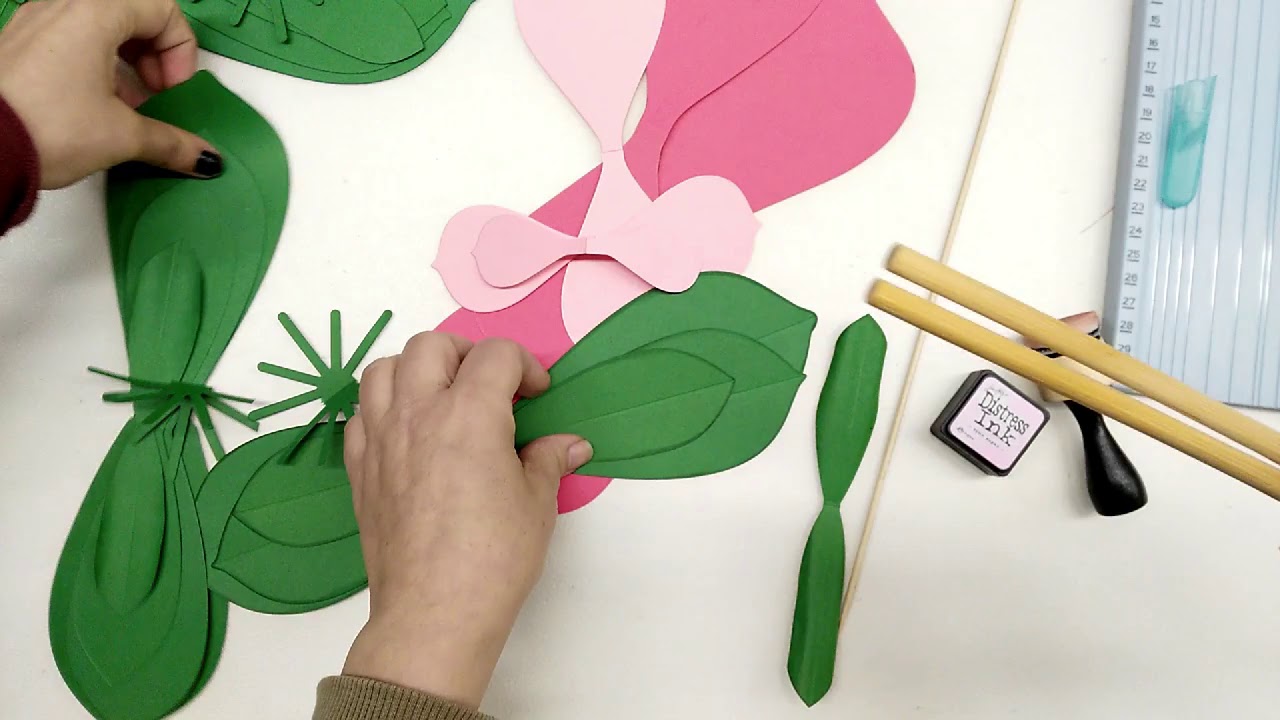 Tutorial Flores Sizzix Gigantes / David Tutera