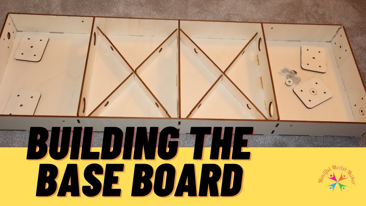 Building the first base Board for the New hornby Dublo 3 rail Railway.