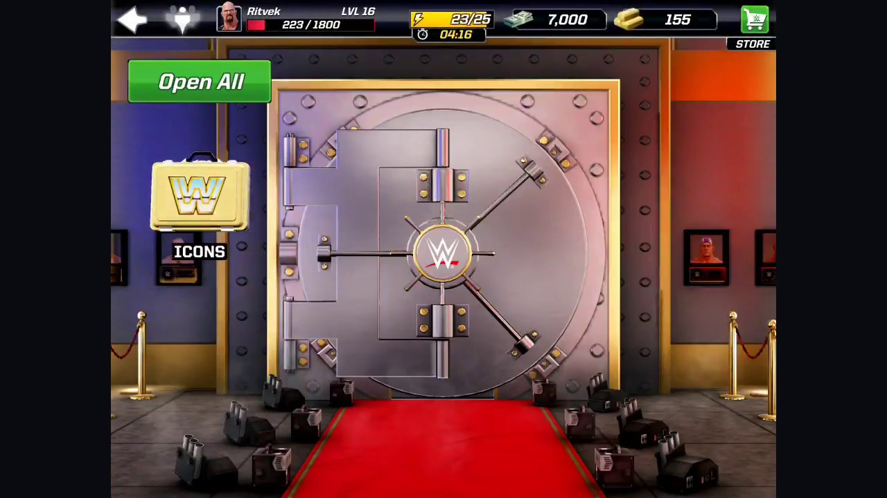 WWE Mayhem - Revealing Icons Loot Case