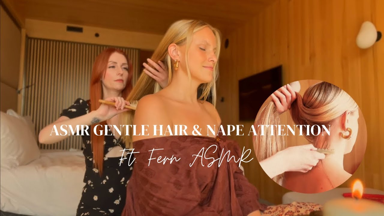 ASMR I created a wonderfully relaxing Hair and Back session on @TheFernAsmr In Beautiful Amsterdam