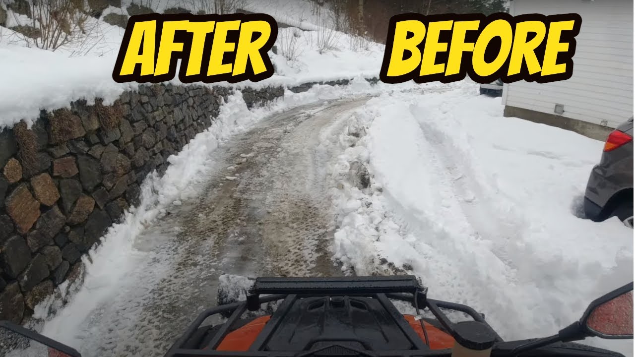 ATV Plowing After INSANE Snowfall (POV) ❄️❄️❄️