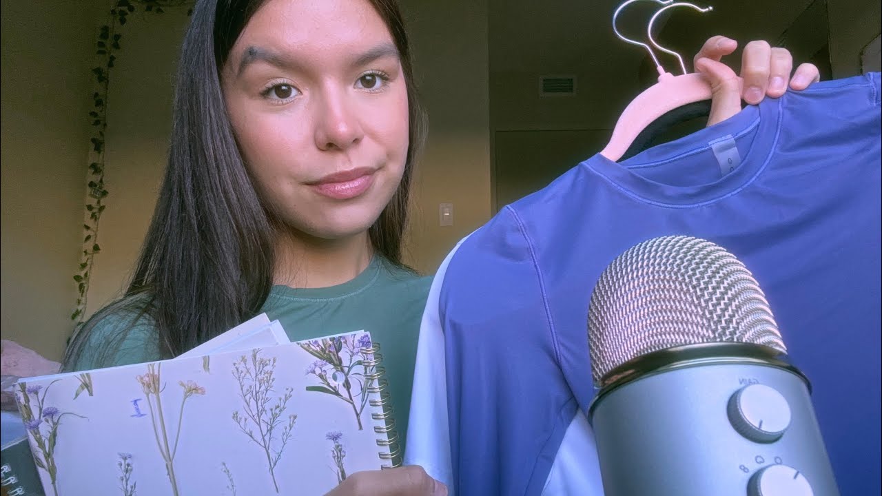 ASMR shopping haul🛒🛍️🩷 ( BACK TO SCHOOL)