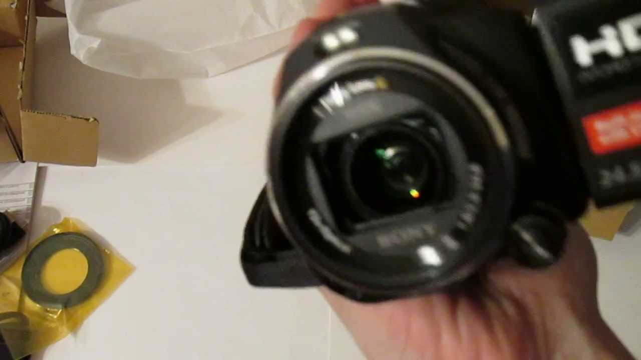 Распаковка Sony HDR PJ810E