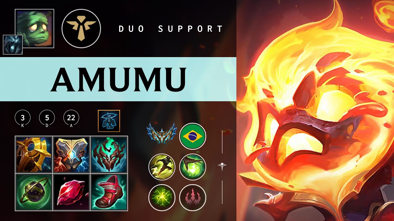 Amumu Support vs Rakan - BR Challenger Patch 26.03