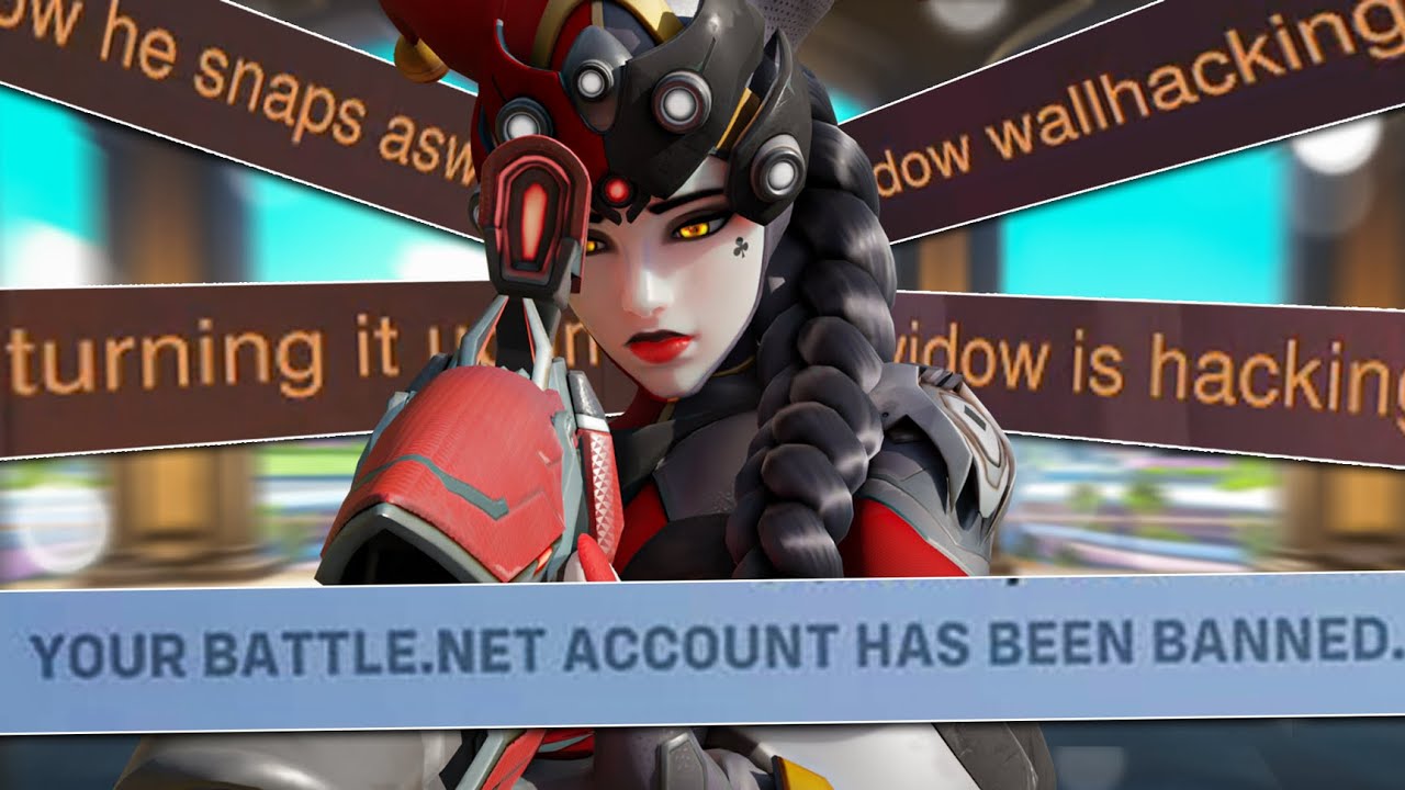 I finally got BANNED for CHEATING as Widowmaker in Overwatch