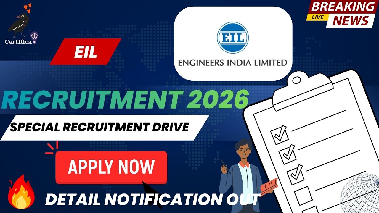 Engineers India Limited Navratna PSU Job 2026 &mdash; SC ST OBC Special Drive | 22 Posts | Last Date Ma...