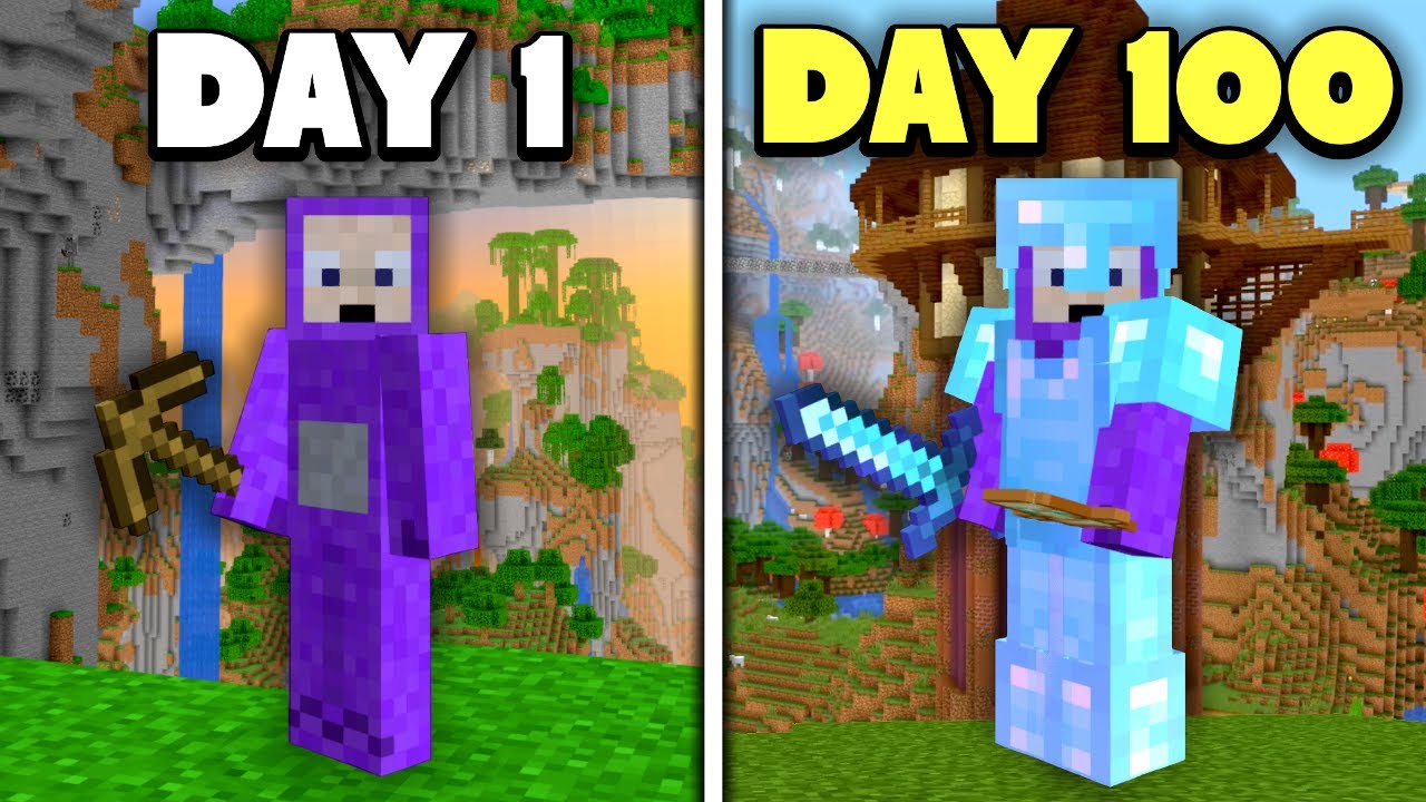 I Survived 100 Days in Minecraft Hardcore: Amplified