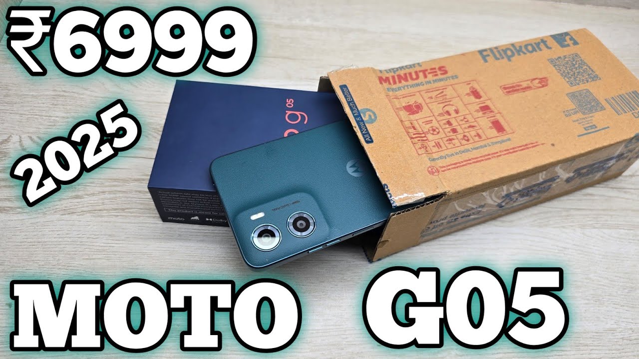 Moto G05 Unboxing Flipkart Sale Unboxing - New Budget King of 2025 ?