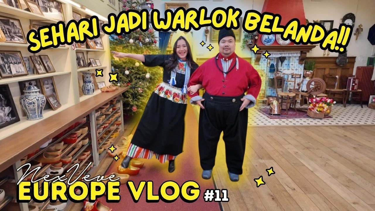 NYOBA PAKE BAJU TRADISIONAL BELANDA, UDAH MIRIP WARLOK??