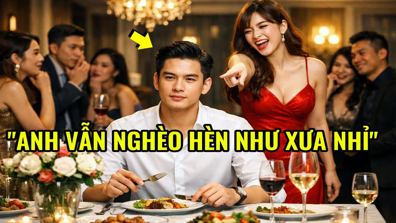 Người yêu cũ chế giễu anh nghèo hèn giữa tiệc tân gia, 5 phút sau 5 siêu xe đón anh cả đám chết lặng