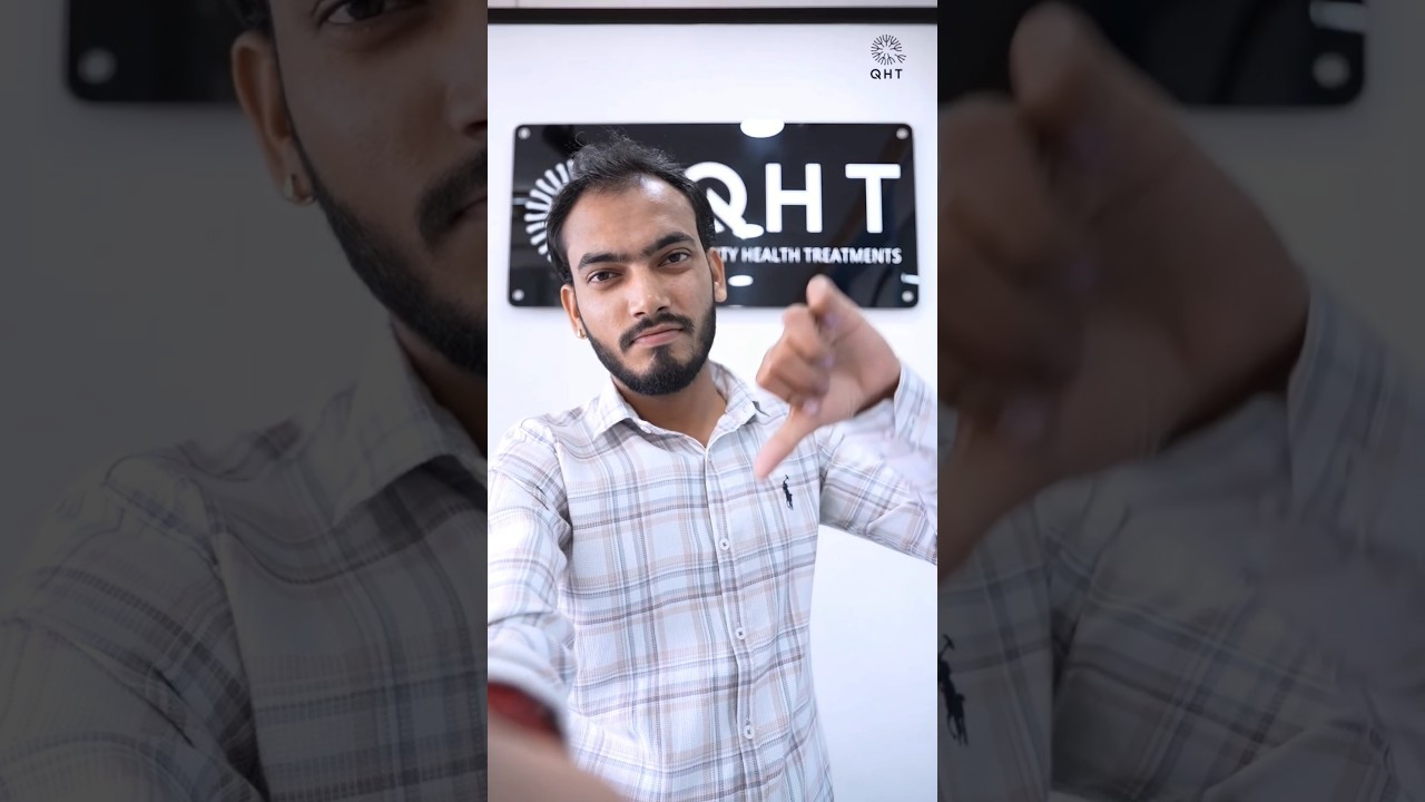 Hair Transplant 6 Months Result #qht #hairtransplant #shorts #trending #viral #ytshortsindia #short