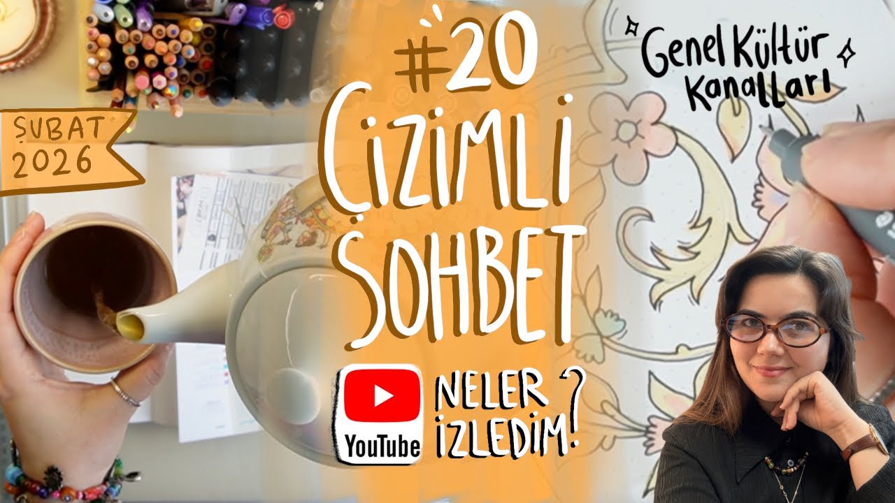 #20  Çizimli Sohbet | Bullet Journal Sayfa Tasarımı & Genel Kültür Kanal Önerileri 