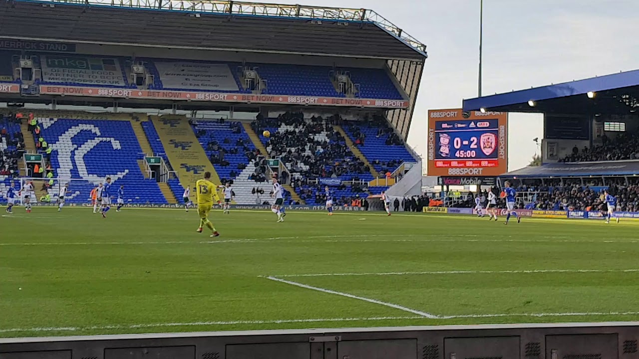 Police & Stewards Protecting Steve Cotterill From Angry Birmingham City Fans