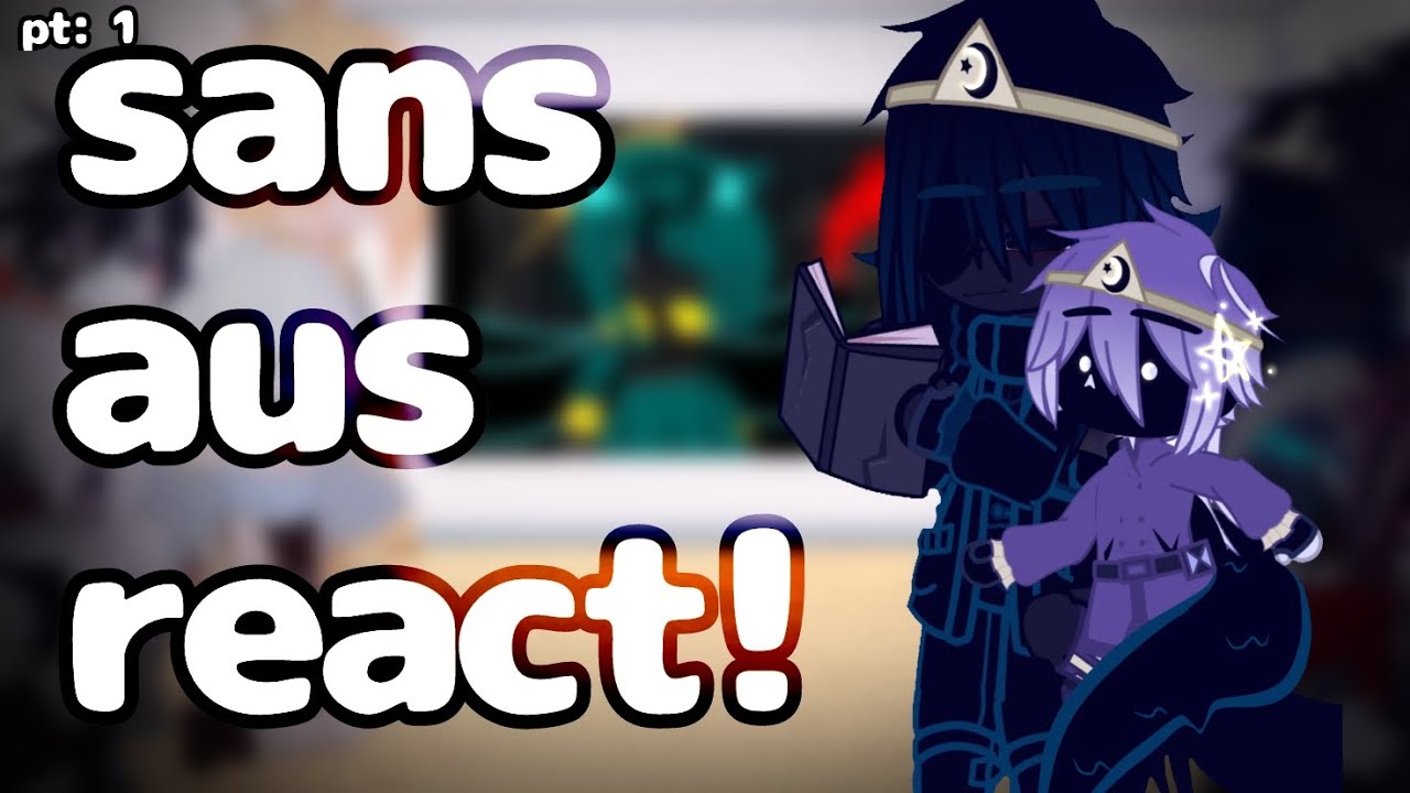 Sans aus react nightmare sans // angst // 1/4 // gacha club // animation // catrules626