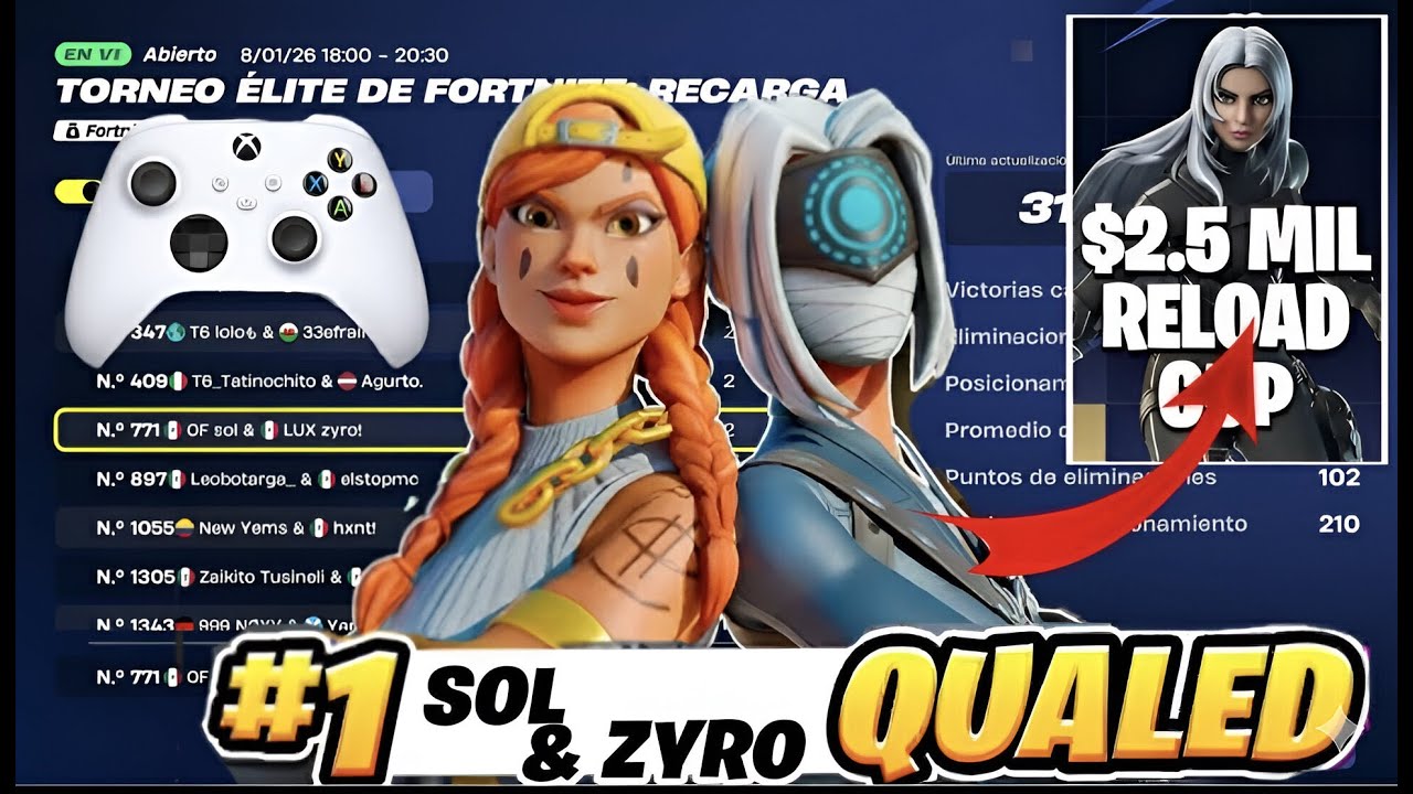 Primera Semana de Reload Elite Series! ZL1 SOL y Zyro