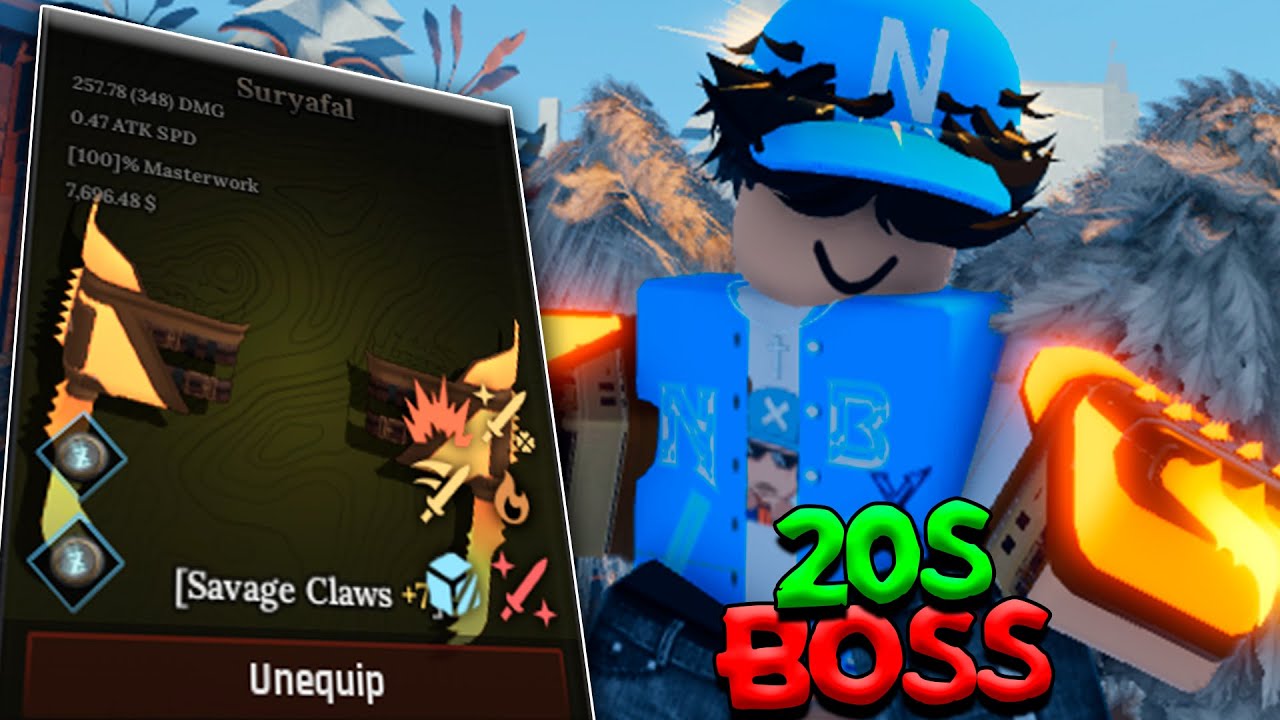 CRAFITEI MELHOR MANOPLA DELETA BOSS MUITO RAPIDO NO THE FORGE ROBLOX!