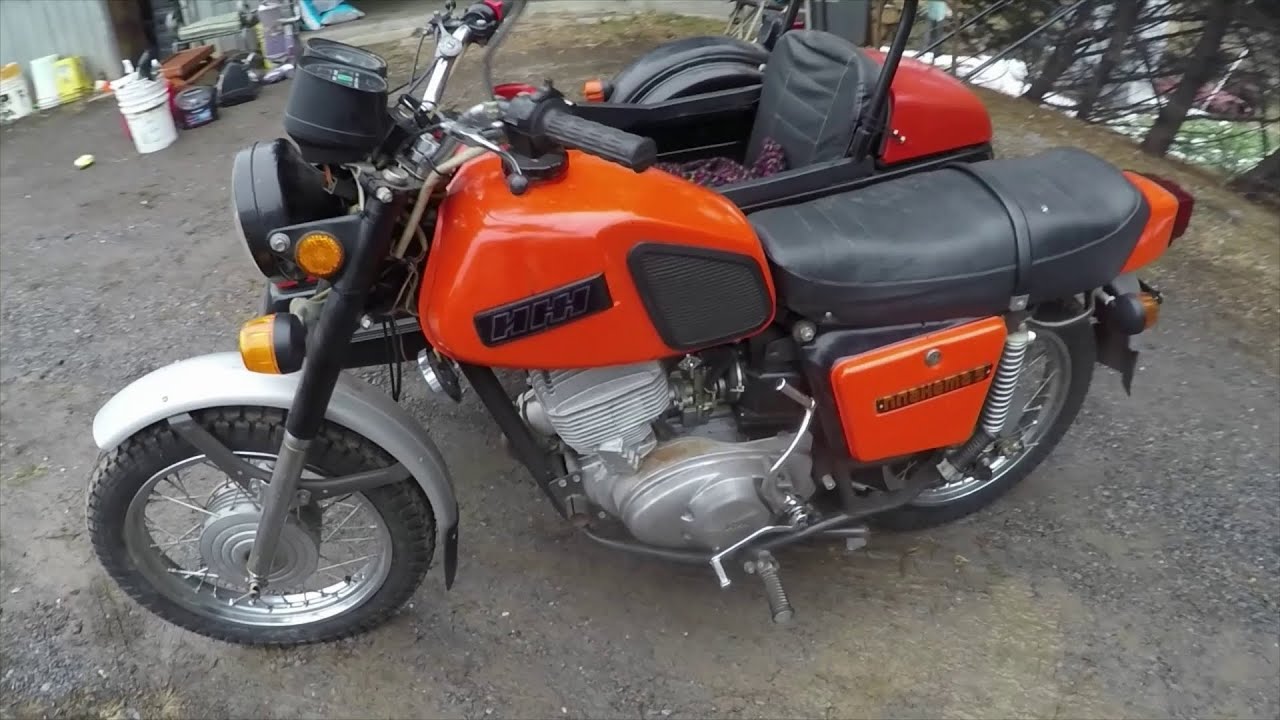 IZH Planeta 5 First Ride  ИЖ Планета 5 Первая поездка