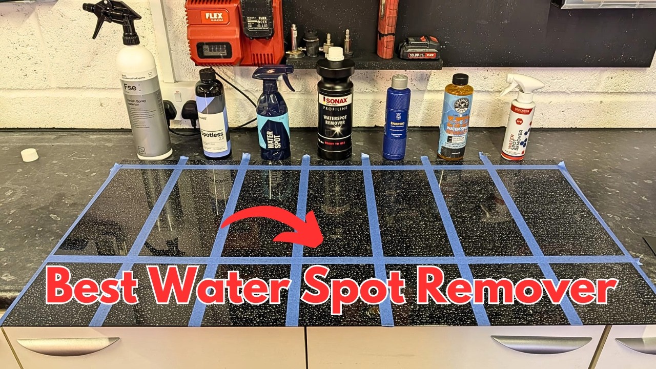 THE BEST WATER SPOT REMOVER MEGA TEST PRODUCT SHOOTOUT