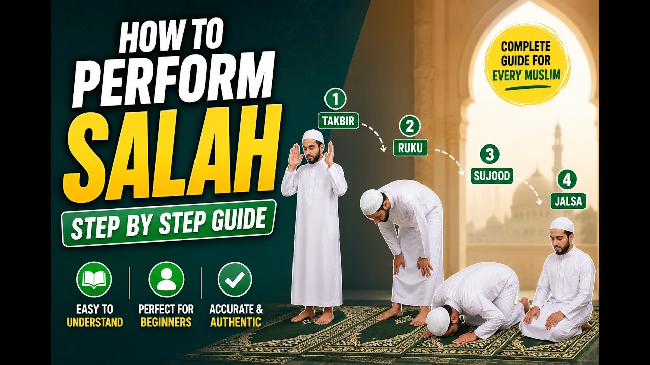 How to Perform Salah Step by Step | Complete Salah Guide