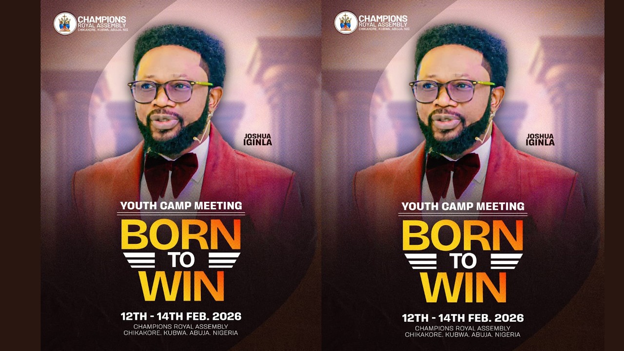 YOUTH CAMP MEETING WITH JOSHUA IGINLA AT CITY OF WONDERS (THEME: BORN TO WIN) - DAY 3