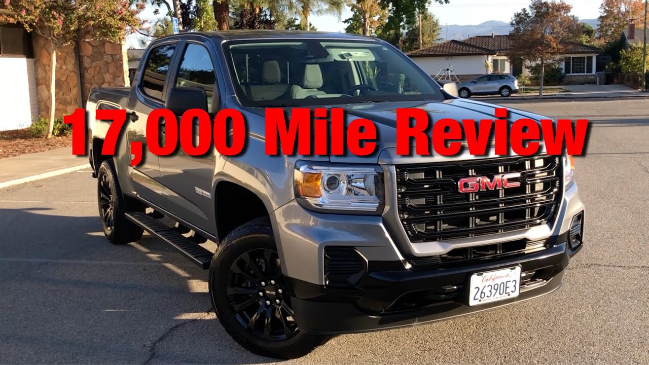 GMC Canyon Elevation V6 2021 года — обзор пробега 17 000 миль