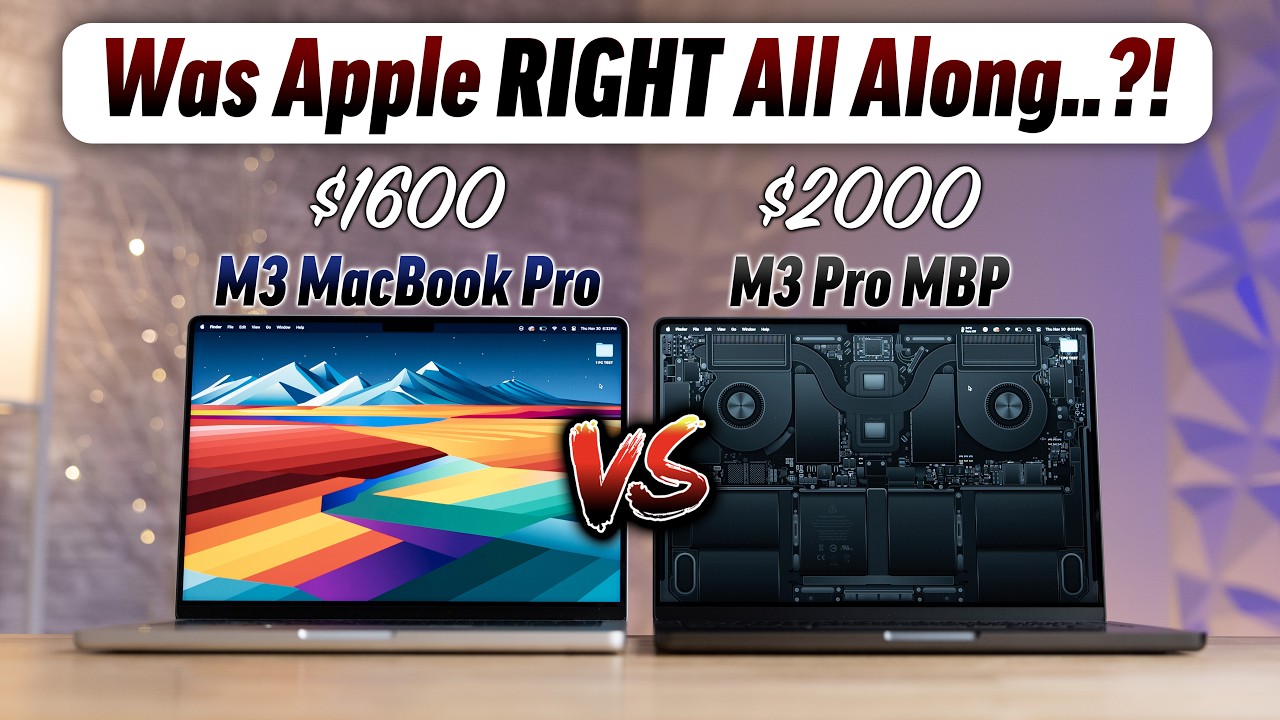 M3 vs M3 Pro MacBook Pro after 1 Month - WERE WE WRONG?!
