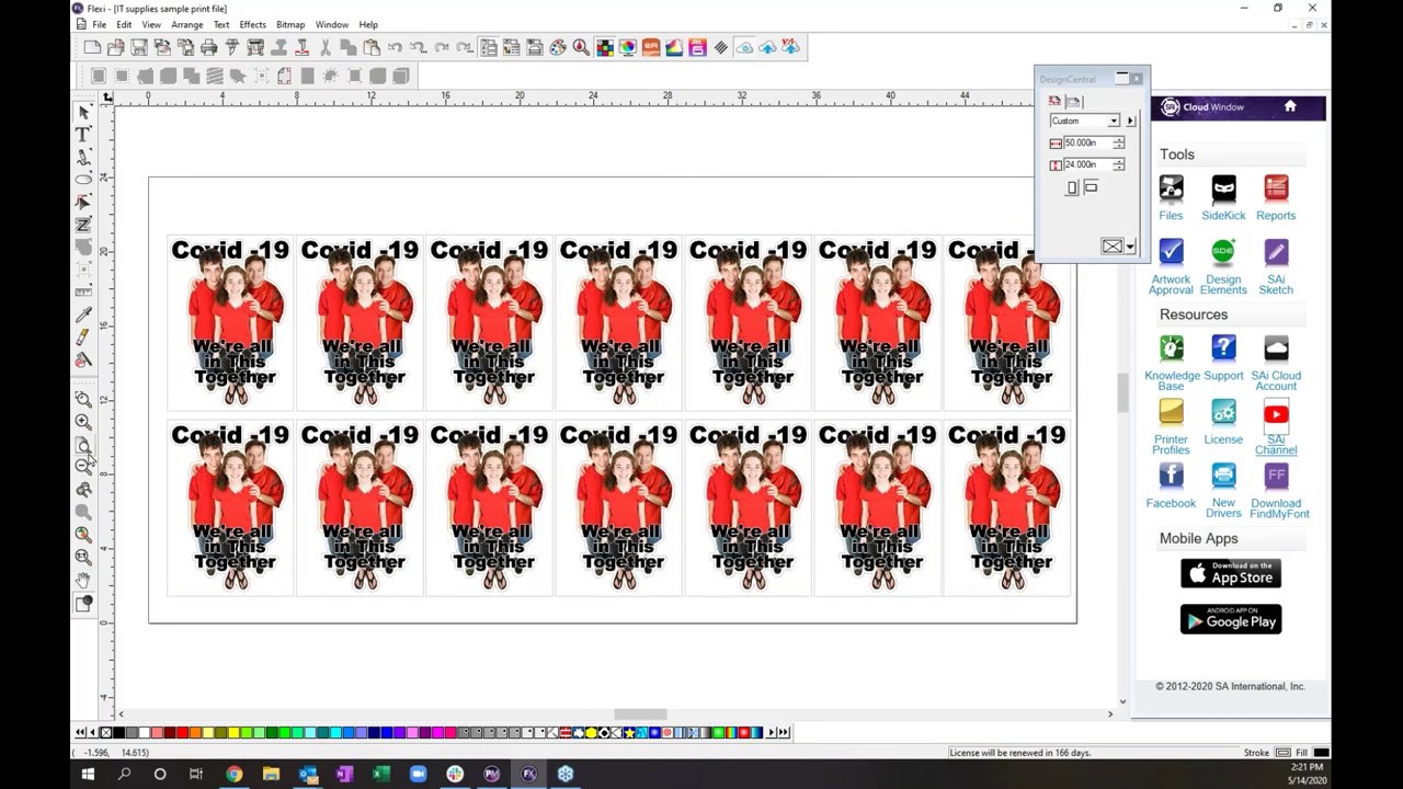 HP Print & Cut with SAI Flexi
