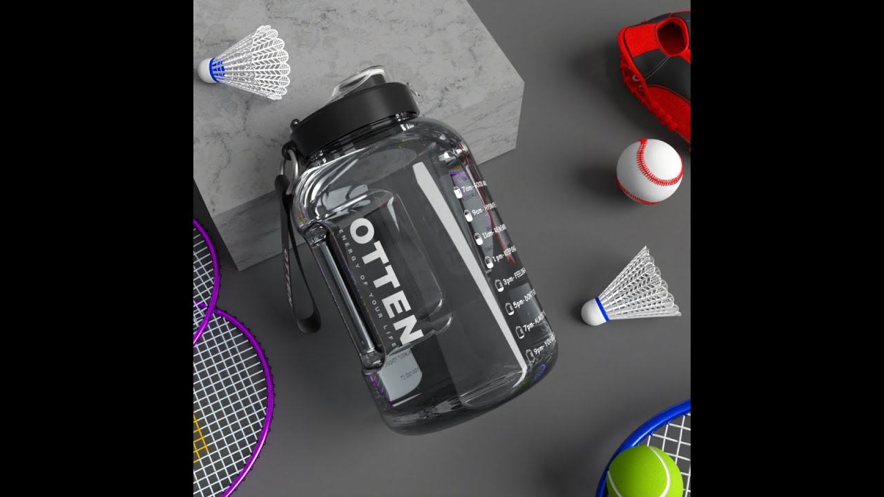 How to install OTTEN water bottle straw