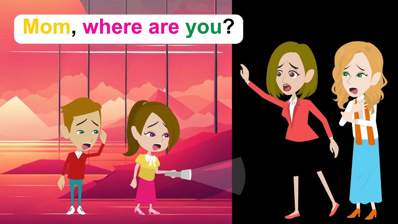 Ella finds her mother - English Funny Animated Story - Ella English
